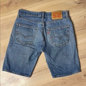 Levi's 505 Blue Denim Jean Shorts. Size 30. Good Used‎ Condition!